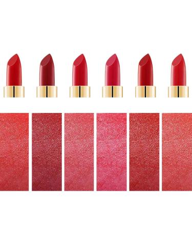 Ownest 6-Piece Matte Lipstick Set | Long-Lasting, Moisturizing & Waterproof Lipsticks | China Palace Style Rouge Lipstick - Buy Online on GoSupps.com