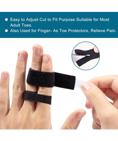 Sumiwish Toe Straighten Bandages | 10-Pack Toe Wraps & Splints for Overlapping Crooked & Bent Toes | Cushioned Brace for Men & Women - International Shipping Available - Buy Online on GoSupps.com