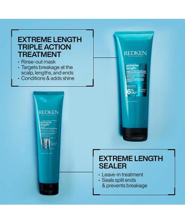 Redken Extreme Length Treatment Mask with Biotin & Castor Oil - 8.5 Fl Oz - Buy Online on GoSupps.com