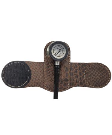 Handmade Leather Stethoscope Holder with Clip | Genuine USA Craftsmanship for Physicians Nurses EMTs & Medical Students - Buy Online on GoSupps.com