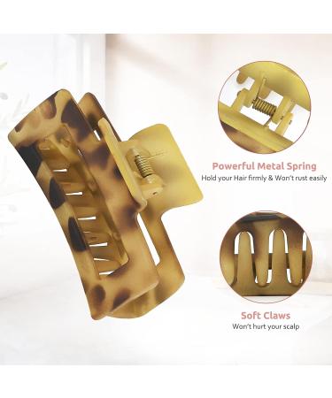 Buy Lolalet 8-Piece Large Slip-Resistant Hair Clip Set for Thick Hair - Perfect Hair Styling Accessories for Women & Girls | Ideal Mother s Day Gift - Pattern C - Buy Online on GoSupps.com