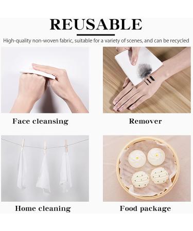 Buy Monochrome Disposable Towels & Cotton Handkerchiefs - 2-Pack Makeup Remover Face & Eye Pads | International Shipping - Buy Online on GoSupps.com