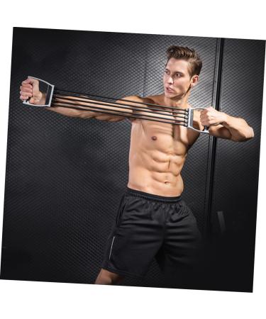 1pc Puller Workout Resistance Band | Chest & Arm Expander | Ultimate Fitness Gym Straps for Men | Latex Exercise Cords with Handles - Buy Online on GoSupps.com