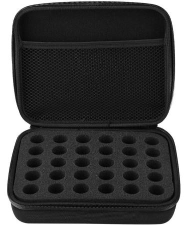 Essential Oils Travel Bag - Hard Shell Wiring Bag for 30 x 5ml Bottles | Sortchain Black - Buy Online on GoSupps.com