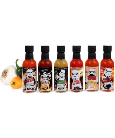 Thoughtfully Original Stormtrooper Hot Sauces Gift Set - 6 Unique Chili Sauces for Spice Lovers | Perfect International Shipping! - Buy Online on GoSupps.com
