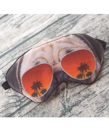 3D Cute Animal Sleep Mask - Soft Plush Cat Dog Eyeshade for Kids and Adults - Buy Online on GoSupps.com