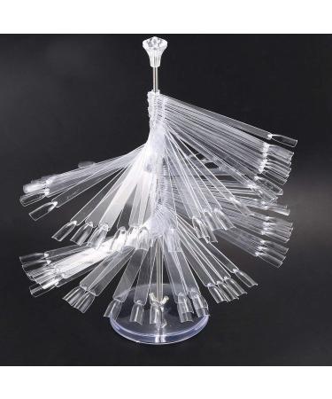 DKSooozs Pro Spiral Fan Shape Display Stand Holder for 120pc Nail Art Polish Board Tips Stick - Buy Online on GoSupps.com