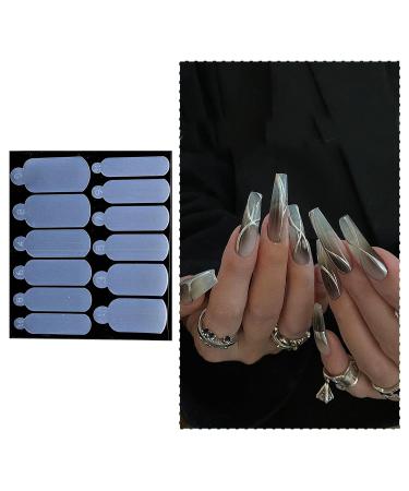 Niceneeded 60 Silicone Dual Nail Shape Stickers - Premium Nail Extension Gel Forms for Quick Dual Nail Structure - Buy Online on GoSupps.com