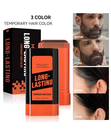 Dark Brown Temporary Hair Color Stick | Instant Root Touch Up & Waterproof Gray Hair Concealer - Buy Online on GoSupps.com