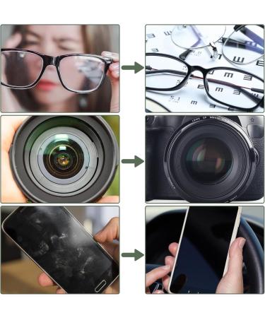 Extra Large Microfiber Cleaning Cloths - 4PCS 12x12 Inch Eyeglass Lens & Glass Cleaner - Reusable & Ideal for Glasses - Buy Online on GoSupps.com