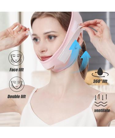 Double Chin Reducer V Line Face Lifting Strap - Adjustable 24-inch Chin Strap for Men & Women | Breathable & Comfortable - Buy Online on GoSupps.com