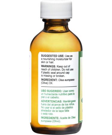 De La Cruz Pure Olive Oil 2 Fl Oz - Natural Expeller Pressed for Hair and Skin - Lightweight Body Oil (3 Pack) - Buy Online on GoSupps.com