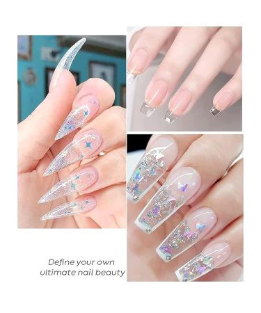Biutee Poly Nail Gel Clear 60ml | Best Art Acrylic Gel for Nails | Transparent Finish for Salon-Quality Manicure - Buy Online on GoSupps.com