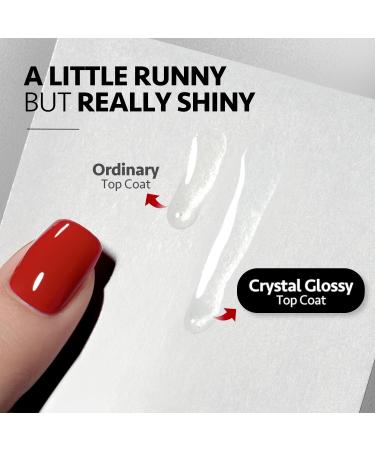 GAOY Crystal Glossy Gel Top and Base Coat Set | 16ml 2 Pcs | High-Gloss No Wipe Foundation for UV Gel Nails | International Shipping Available - Buy Online on GoSupps.com