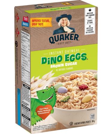 Quaker Dino Eggs Instant Oatmeal 8 Packets 304g Dino Eggs 304 g (Pack of 1) - Buy Online on GoSupps.com