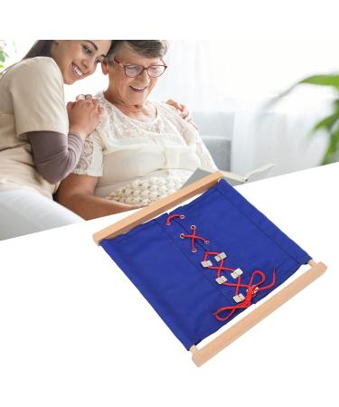 Fidget Blanket for Dementia Adult Shoe Laces Buckle Dress Learning Board Elderly Senior Basic Skills Develop Sensory Activity Board - Buy Online on GoSupps.com
