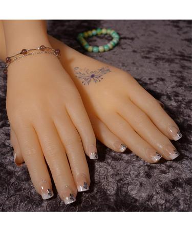 Realistic Handmade Silicone Lifestyle Hands - Flexible Female Model with Built-in Bones for Perfect Poses - Buy Online on GoSupps.com