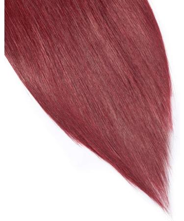 Silk-co Long Straight Clip in Hair Extensions - 26 Inch Maroon&Dark Red - 8 Pcs Full Head, Heat Resistant Synthetic - Buy Online on GoSupps.com