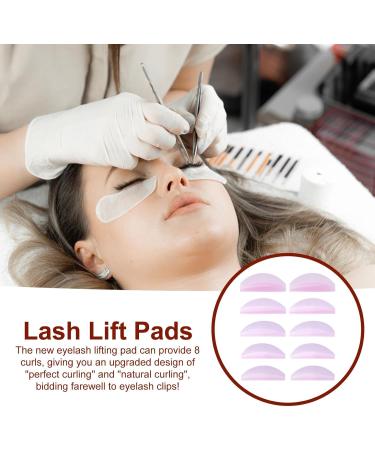 Lash Lift Pads 5 Pairs Reusable Silicone Eyelash Pad - Reusable Silicone Lash Lift Supplies Under Eye Lash Lift Pad for Beautiful Eyebrows - Buy Online on GoSupps.com