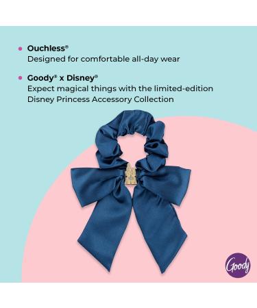 Disney Princess Cinderella Goody Ouchless XL Scrunchie Bow - Hair Accessories for Men, Women, Boys & Girls - All-Day Comfort & Secure Style for All Hair Types - Buy Online on GoSupps.com