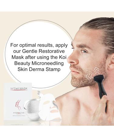 KOI BEAUTY 1.0mm Derma Stamp for Hair and Beard Growth | Titanium Needles Microneedling Pen for Face, Body, and Scalp Care - Buy Online on GoSupps.com