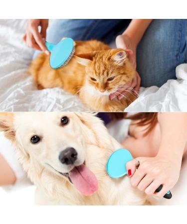 Pleasantsong Dog & Cat Grooming Brush with Self Cleaning Button - For Short/Long Hair, Removes Undercoat, Loose Fur & Dirt - Buy Online on GoSupps.com