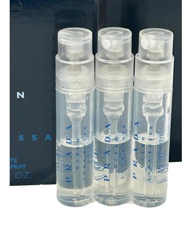 Prada OCEAN Luna Rossa EDT Sample Perfume Men Spray MINI SMALL Travel Size 1.2 ML / 0.04 - set of 3 - Buy Online on GoSupps.com