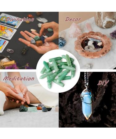 MAIBAOTA Green Aventurine Healing Crystals Gifts Wands Hexagonal Pointed Gemstones Set Bulk for Women Beginner Chakra Stones Nature Reiki Spiritual Energy Balancing Protection Crystal 10pcs - Buy Online on GoSupps.com