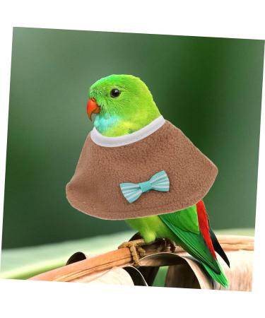 Angoily 4 pcs Safety Cones for Cockatoo Budgerigar Protective Bird Collars 18X11X0.1cmx2pcs Blue Brownx2pcs - Buy Online on GoSupps.com