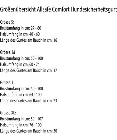 Kleinmetall Dog Safety Belts Allsafe Comfort Size L - Secure & Comfortable Pet Travel Solution - Buy Online on GoSupps.com