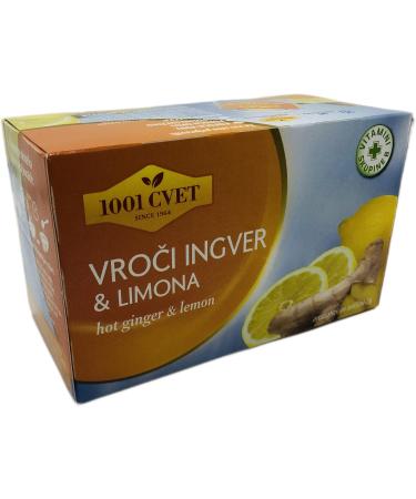  UPSY Alpine Mountain Herbal Tea - Warm Ginger Lemon Tea - 4 Packs of 20 Bags (80 Tea Bags) - Buy Online on GoSupps.com