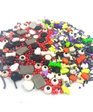 7oz Pumpkin Vampire Sprinkles Halloween Skull Cupcake Topper Decoration - Buy Online on GoSupps.com