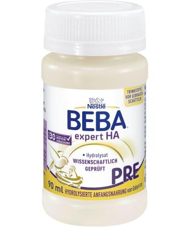 Buy Nestl BEBA EXPERT HA PRE Hydrolysed Infant Formula - International Shipping 90ml Pack of 32 for Infants from Birth - Buy Online on GoSupps.com