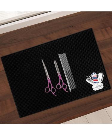 Beavorty Barber Organizer Mat Hair Salon Clippers Mat Barbershop Work Pad Hair Styling Tools Pad - Buy Online on GoSupps.com