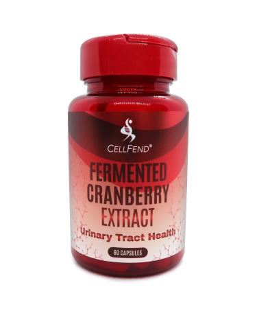 Fermented Cranberry Extract  Urinary Tract Health  100mg of Type-A Proanthocyanidins (PAC) per Serving  Sugar Free  60 Vegan Capsules (500mg)
