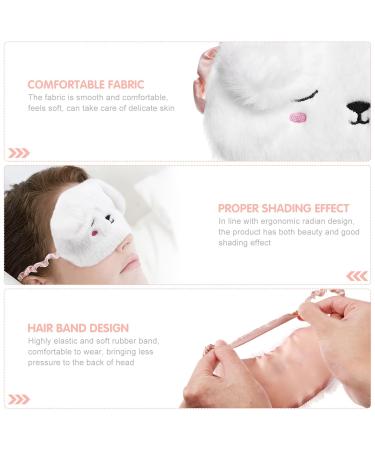 FRCOLOR Cute Cat Eye Sleep Mask - Silk Satin Blindfold for Travel & Sleeping | Ideal for Girls Men & Women - Buy Online on GoSupps.com