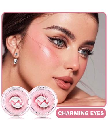 Self Adhesive Eyelashes - Reusable No Glue False Lashes for Natural Look | 2 Pairs (w02+w03) - Shop Internationally - Buy Online on GoSupps.com