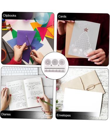 Lurrose 6 Pcs Mandala Stamp Vintage Decor Clear Stamps for DIY Flower Themed Stamps Photo Album Decorations - Buy Online on GoSupps.com