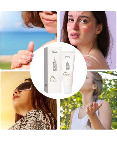 Sunscreen SPF50+ Rice-Based Sunscreen Cream Moisturizing Sunscreen Lotion Rice Extract Sun Cream Face Moisturiser Protetion Suncream Skin Care Solution for Body and Face - Buy Online on GoSupps.com
