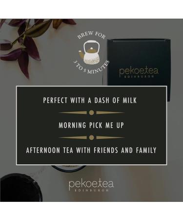 PekoeTea Edinburgh The Orangery Tea - Chinese White & Green Tea with Orange Luxury Signature Blend 40g Loose Leaf Box - Buy Online on GoSupps.com