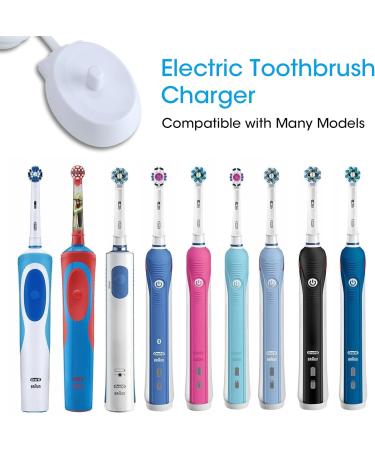 Oral B Electric Toothbrush Charger Replacement - Braun 3757 UK Plug Adaptor Charging Base - Compatible with Most Oral B Toothbrushes - Vitality Travel Charger - Inductive Model 3757 - Buy Online on GoSupps.com