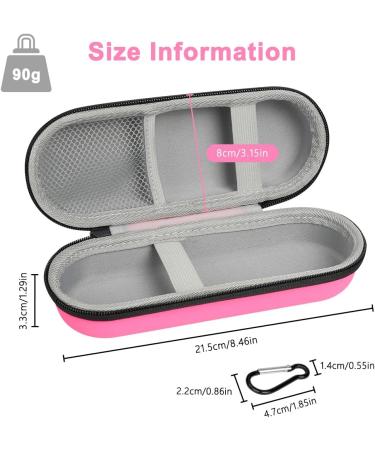 LOPHE Electric Toothbrush Travel Case Dustproof Toothbrush Storage Holder Portable Toothbrush Protective Cover Bag Electric Toothbrush Case Container for Business Camping Travel (Magenta) - Buy Online on GoSupps.com