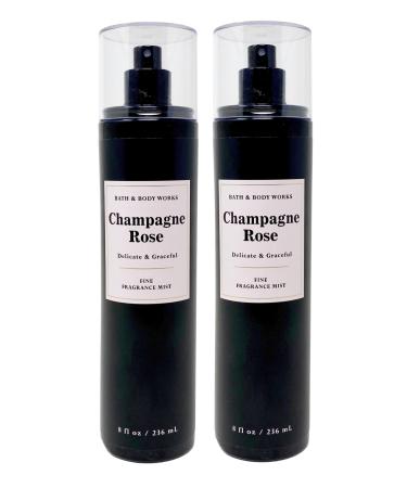 Bath & Body Works Champagne Rose - 2 Pack Of Fine Fragrance Mist