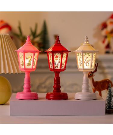 lxuebaix Christmas Wind LED Electronic Candle Light Smokeless Desktop Lamp for Home Garden Yard Decoration New Year Gift Red - Buy Online on GoSupps.com