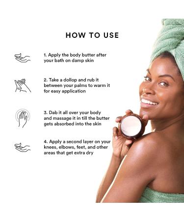 Wow Shea Body Butter Almond - Pure Shea Butter for Dry Skin, Stretch Marks, Hand Lotion for Women - Banana Scented Moisturizer Oil (200ml) - Buy Online on GoSupps.com