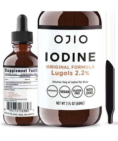 Ojio Iodine ORIGINAL FORMULA LUGOLS 2.2% - 2 Fl.Oz.