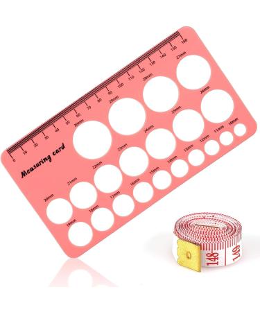 Nipple Rulers for Flange Sizing Silicone Nipple Ruler for Flange Sizing Breast Pump Sizing Tool for New Mothers 1.5m Silicone Flanges Size Measure for Nipples