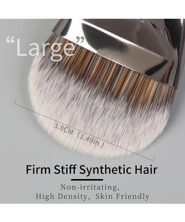 Enzo Ken Flat Foundation Brush | Large Liquid Makeup Brush for Blusher Bronzer & DIY Facial Masks - 6.5in Wide Cream Contour Brush - Buy Online on GoSupps.com