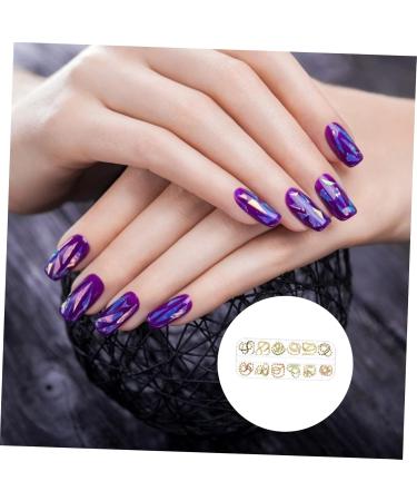 POPETPOP 1 Box Nail Art Accessories 3d nail art chains metal nail stud nail chain charms nail art chains jewelry punk nail art decoration Manicure Studs Zinc alloy Japanese do it yourself 13.1X5.5X1CM Colorful - Buy Online on GoSupps.com