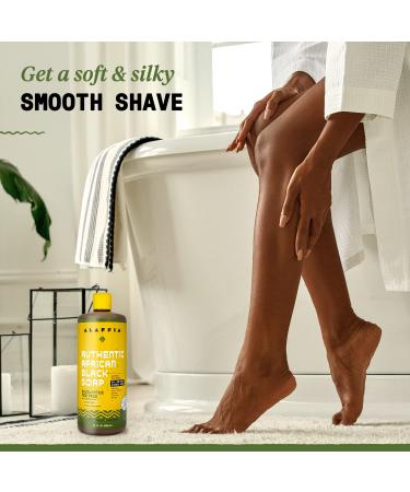 Alaffia Authentic African Black Soap 32 Fl Oz - All in One Liquid Soap for Face, Body, Hair - with Shea Butter, Eucalyptus & Tea Tree - Acne Wash, Moisturizing Body Wash, Shampoo, Shaving Soap - Buy Online on GoSupps.com